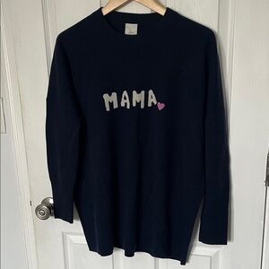 J. Crew x HATCH ‘MAMA' Cashmere Sweater - Size M/L